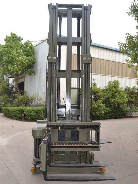 Narrow Aisle Forklift 3 Way Electric Pallet Stacker Swing Reach Truck