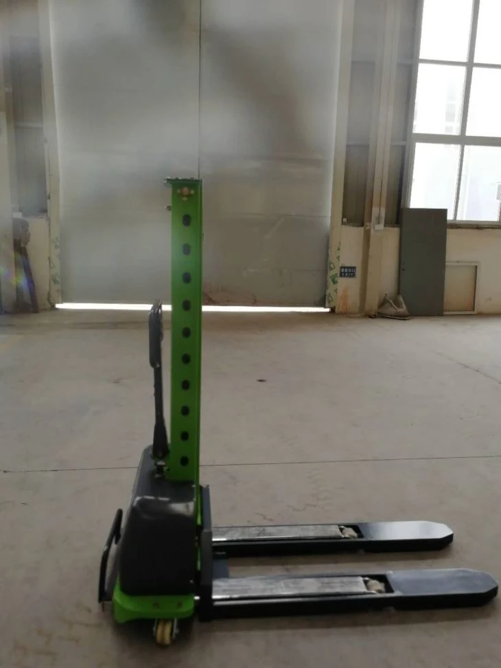 Empilhadeira empilhadeira elétrica minielevadora para carregamento de armazém