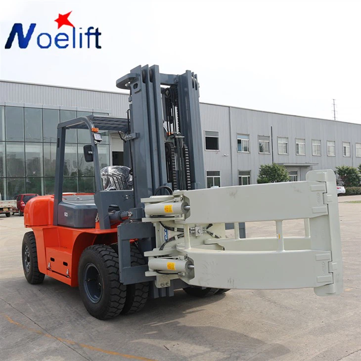 6meters Forklift with Height Paper Roll Handling